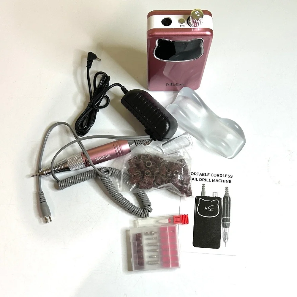 Pink Professional Nail Drill File 45000RPM